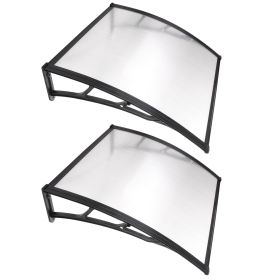 100x100 5mm PC Hollow Sheet Awning 2 Sets Unit