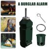 Alarm Aluminum Alloy Camp Safe Gear Perimeter Trip Wire Alarm for Outdoor Olive