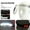 2PCS Headlamp COB LED Headlight USB Rechargeable Torch Work Light Bar Head Band