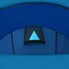 Camping Tent 4 Persons Navy Blue/Light Blue