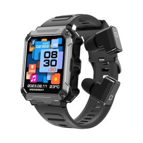 Smart Watch 2-in-1 Bluetooth Call (Color: Black)