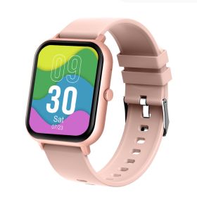 ZL54C Smart Watch AI Voice Assistant Heart Rate Blood Oxygen Sleep (Color: pink)