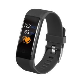 Bluetooth Sport Step Counting Message Reminder Smart Bracelet (Color: Black)