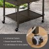 Outdoor Patio Pool Party Ice Drink Bar Table Cooler Trolley