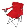 Foldable Beach Chair with Detachable Umbrella Armrest Adjustable Canopy Stool with Cup Holder Carry Bag for Camping Poolside Travel Picnic Lawn Chair